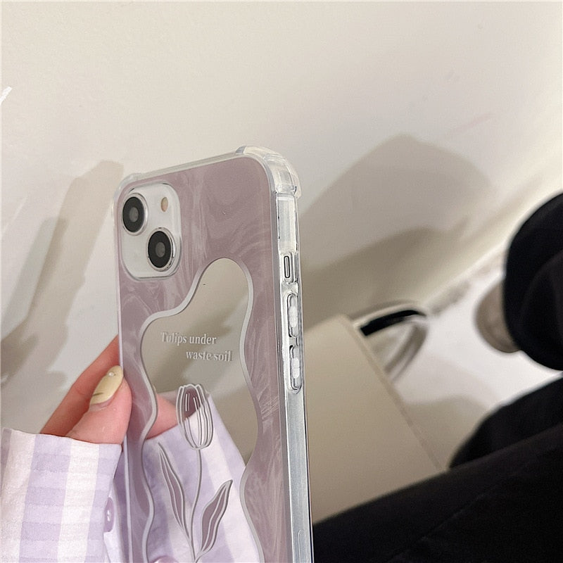 Mirror Tulip iPhone Phone Case