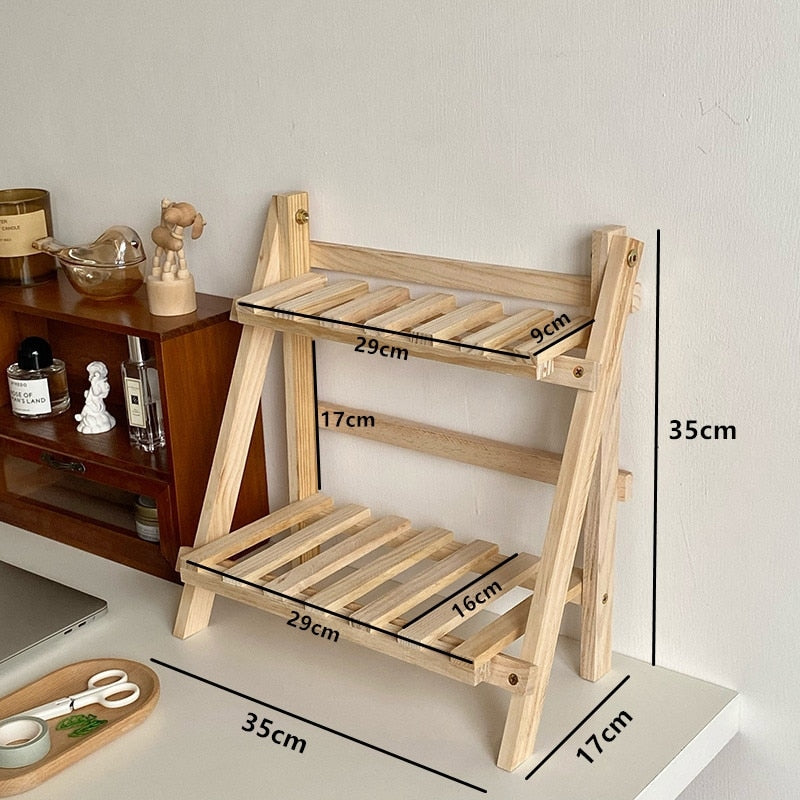 Cozy Wooden Storage Rack