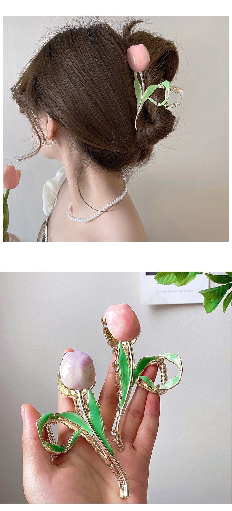 Coquette Tulip Hair Claw