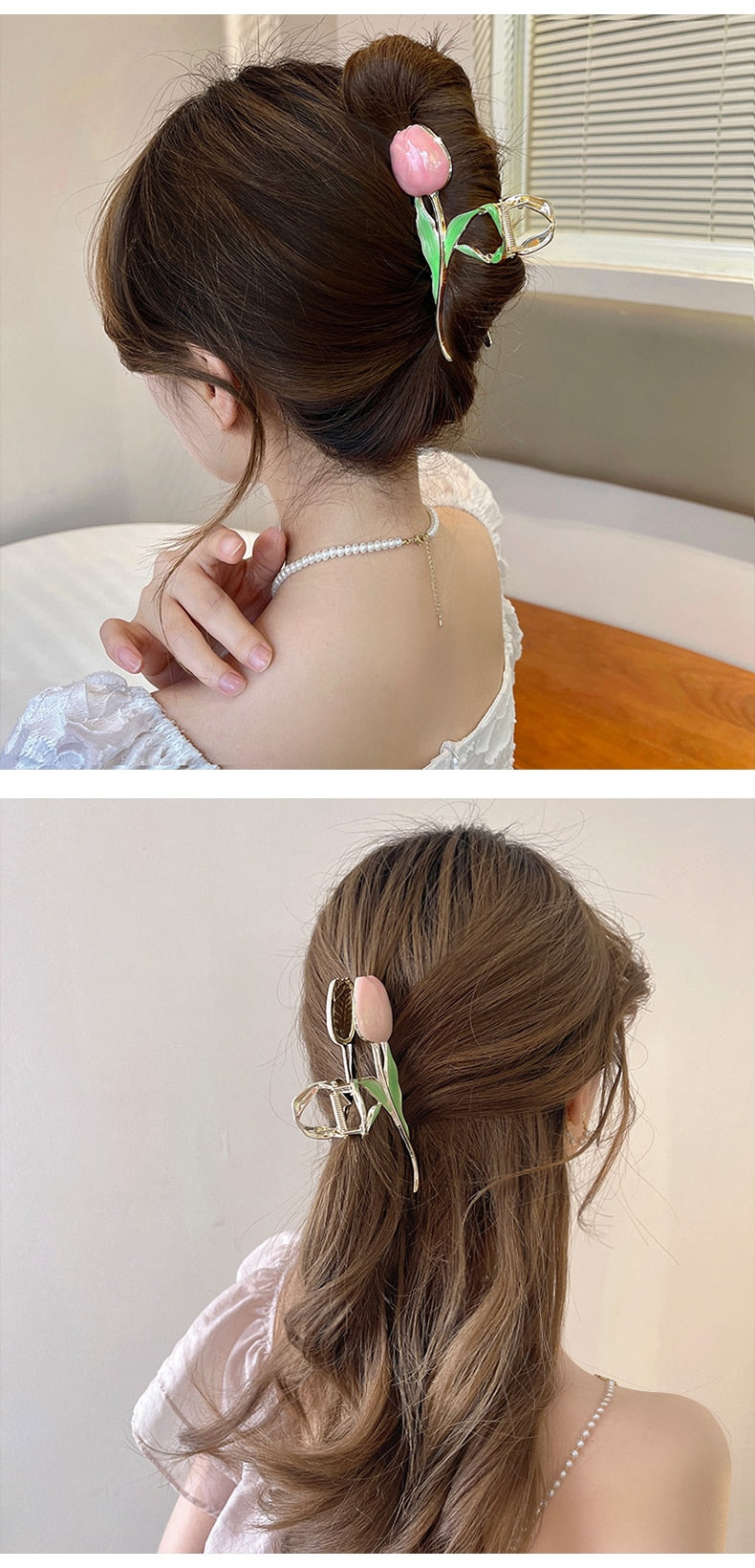 Coquette Tulip Hair Claw