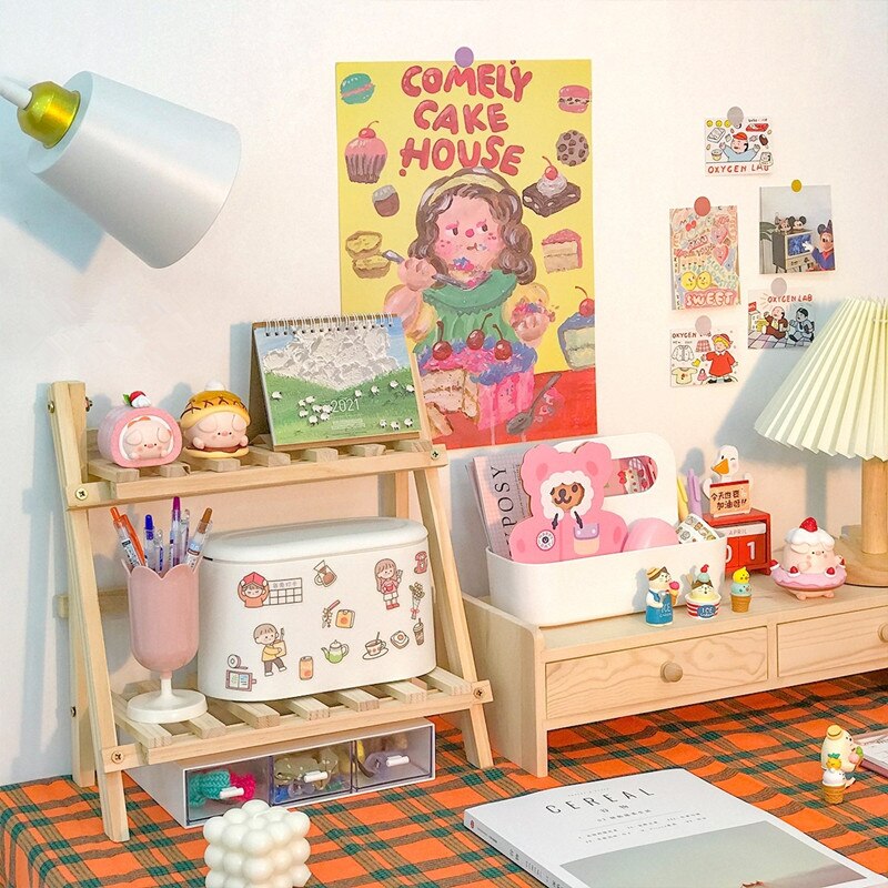 Cozy Wooden Storage Rack