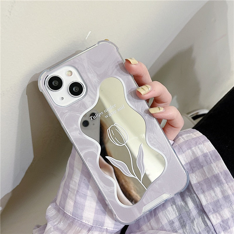 Mirror Tulip iPhone Phone Case