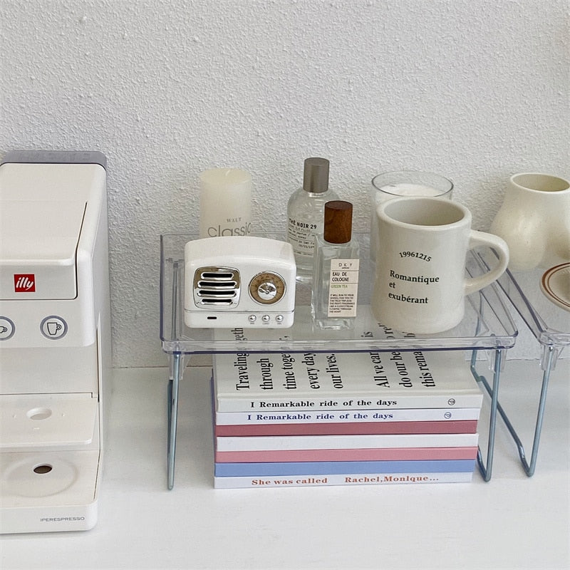Minimalist Clear Storage Shelf