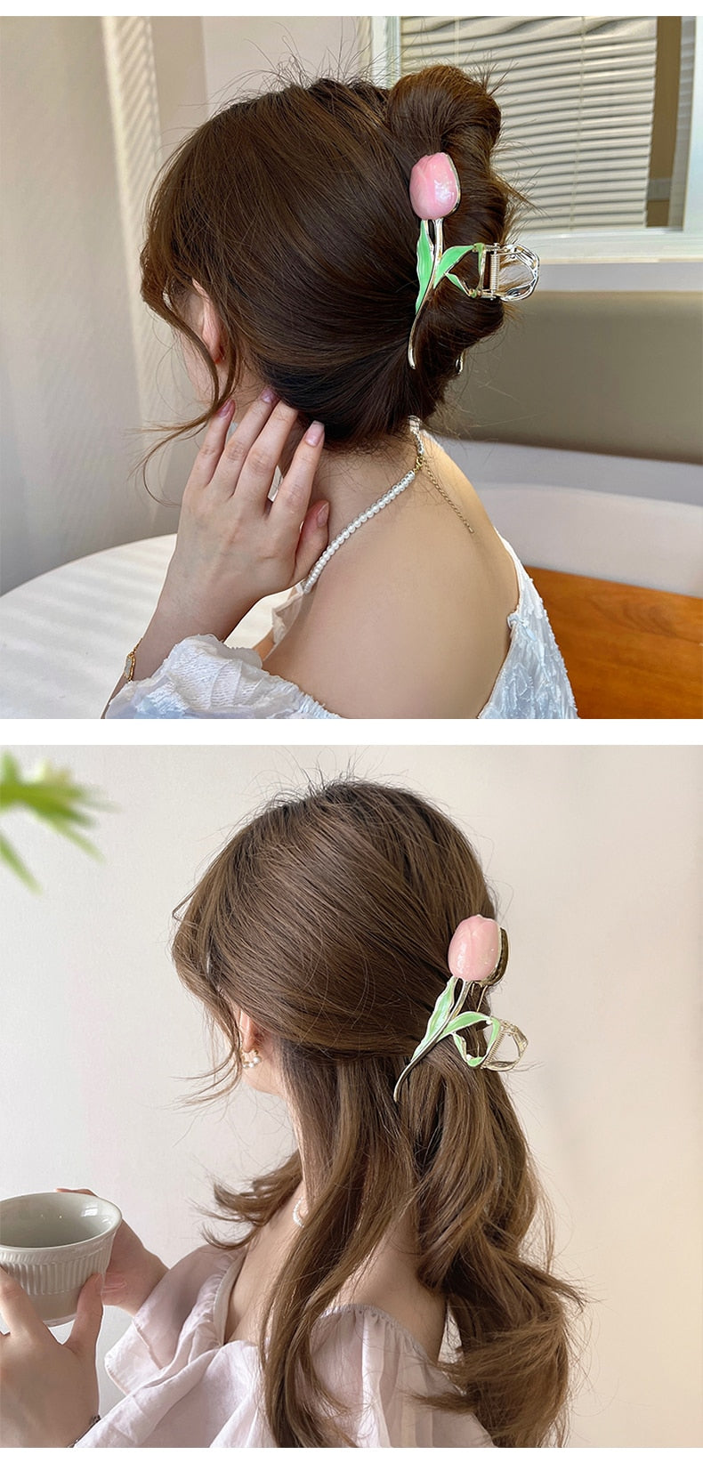Coquette Tulip Hair Claw