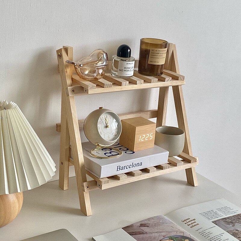 Cozy Wooden Storage Rack
