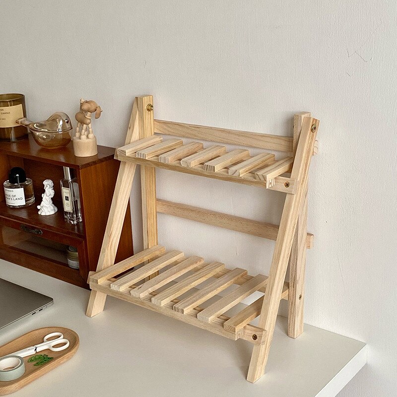 Cozy Wooden Storage Rack