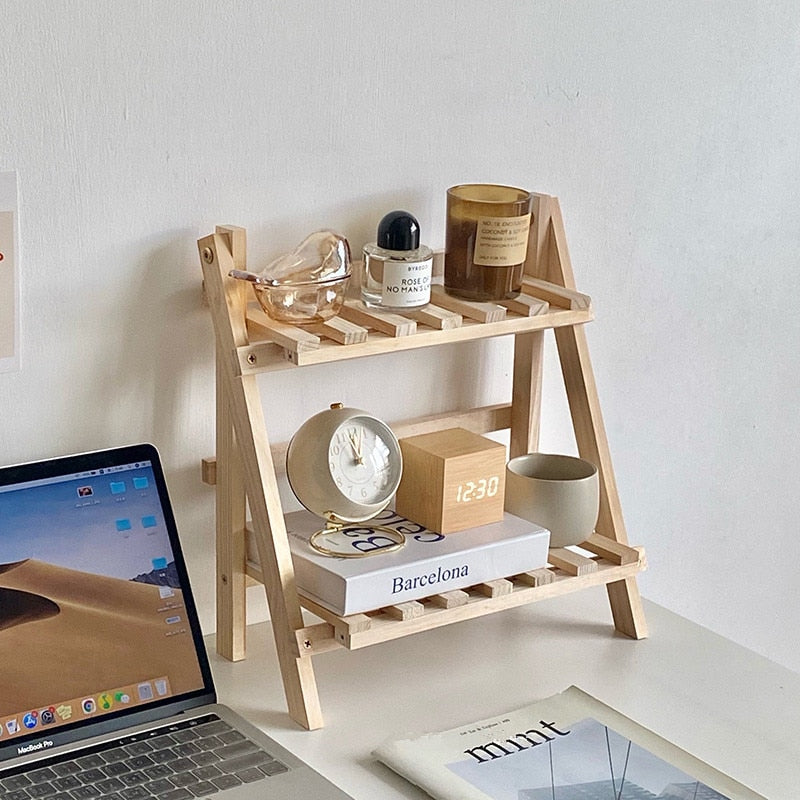 Cozy Wooden Storage Rack