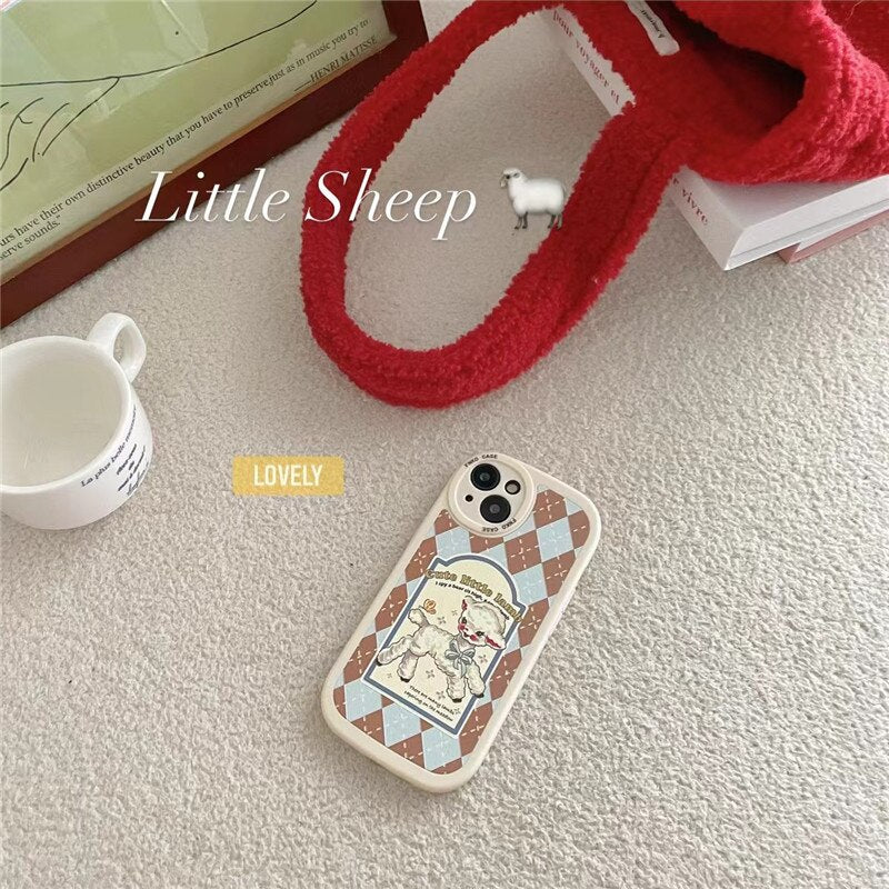 Vintage Sheep iPhone Phone Case