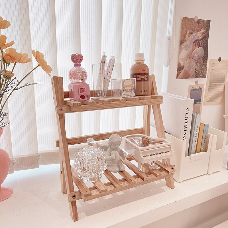 Cozy Wooden Storage Rack