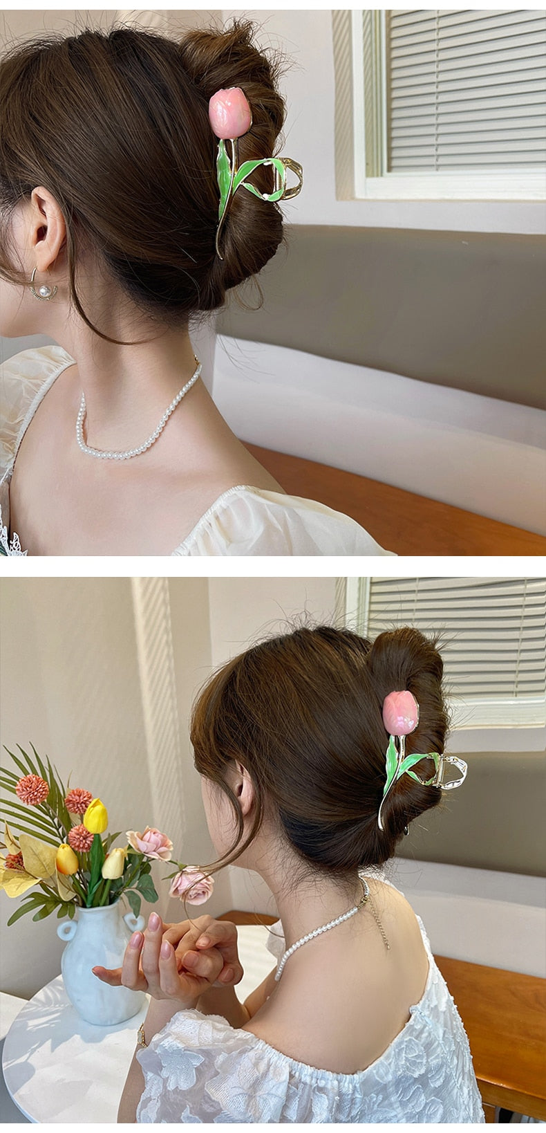 Coquette Tulip Hair Claw