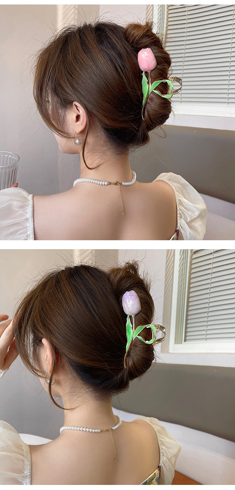 Coquette Tulip Hair Claw