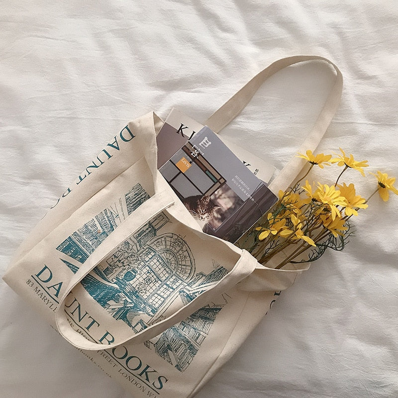 Academia Bookstore Tote Bag