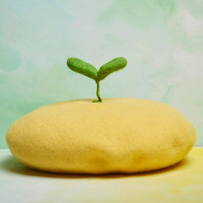 Embroidery Wool Beret