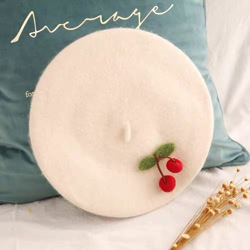 Embroidery Wool Beret