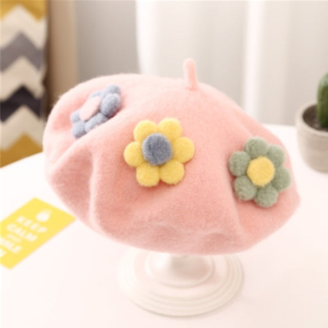 Embroidery Wool Beret