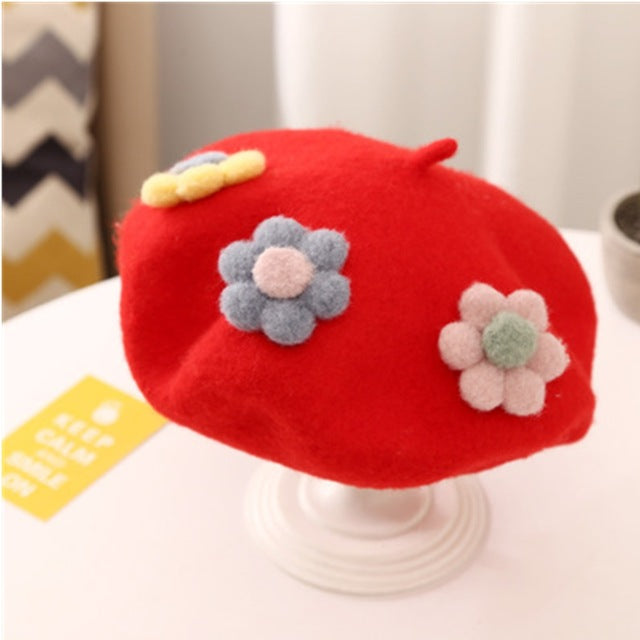 Embroidery Wool Beret