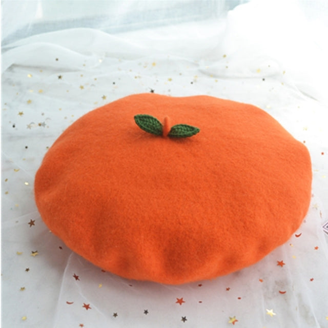 Embroidery Wool Beret