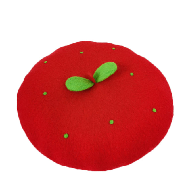 Embroidery Wool Beret