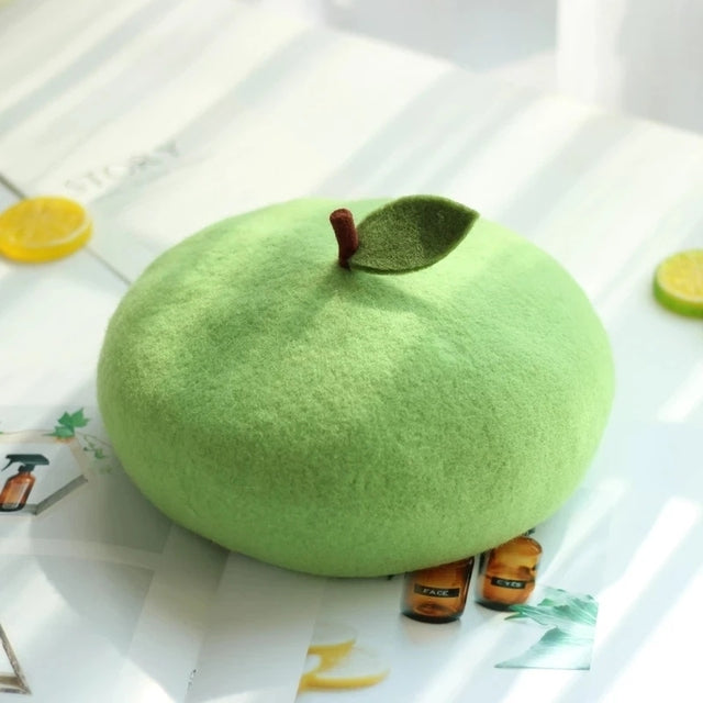 Embroidery Wool Beret