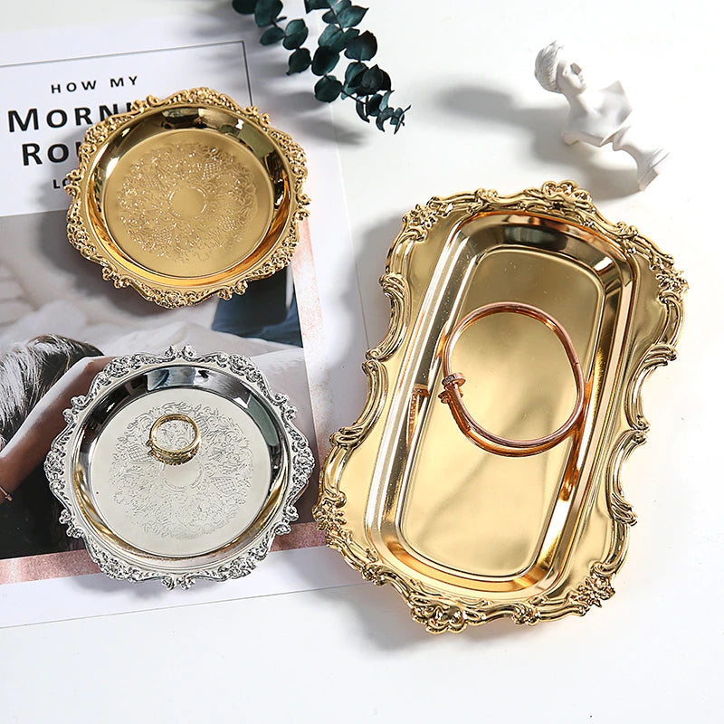 Vintage Engraved Ring Dish