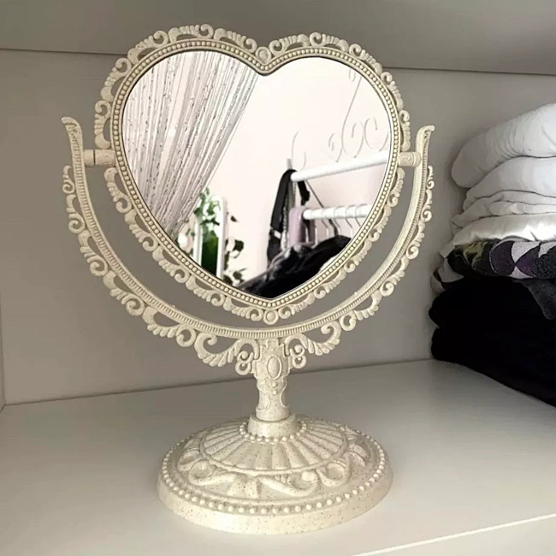 Coquette Heart Mirror