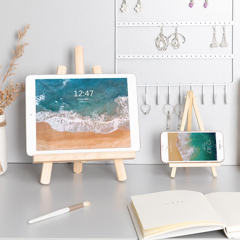 Minimalist Wooden Phone and Tablet Holder