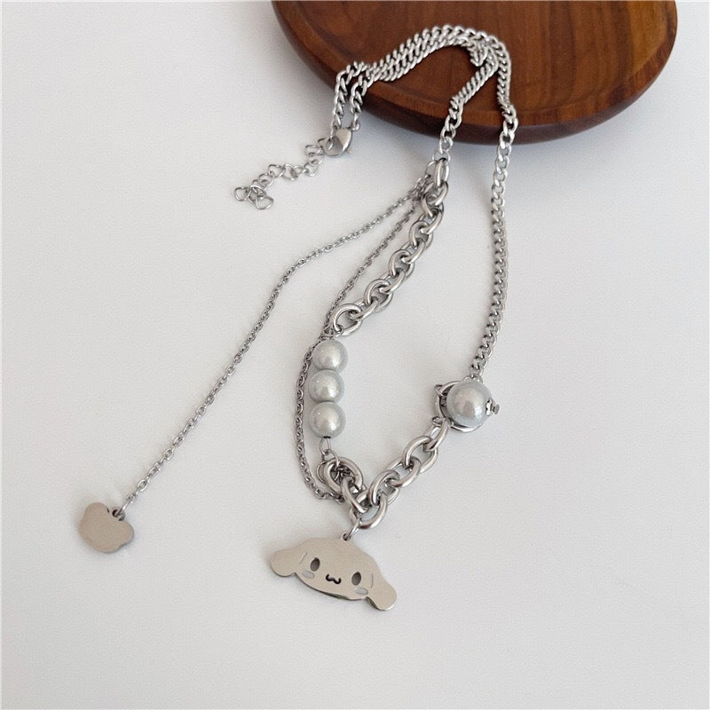 Cinnamoroll & Kuromi Sanriocore Jewelry Set