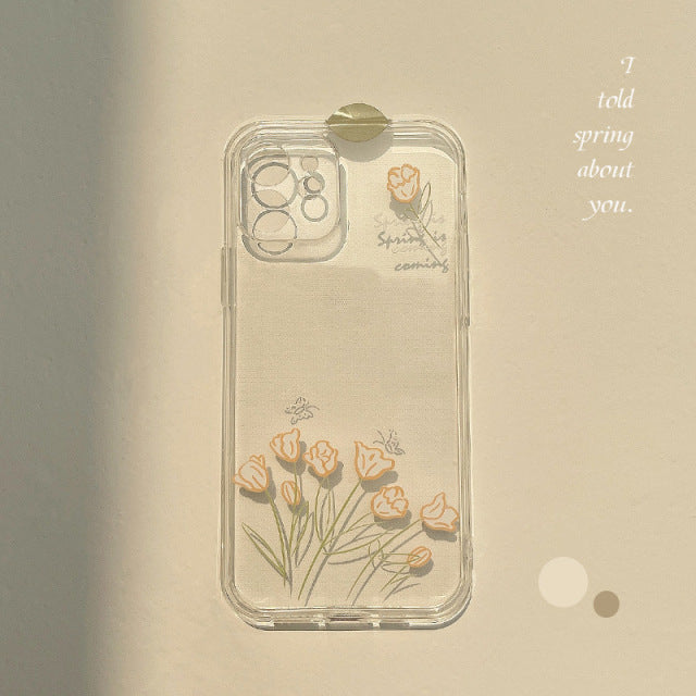 Light Academia Tulip iPhone Phone Case