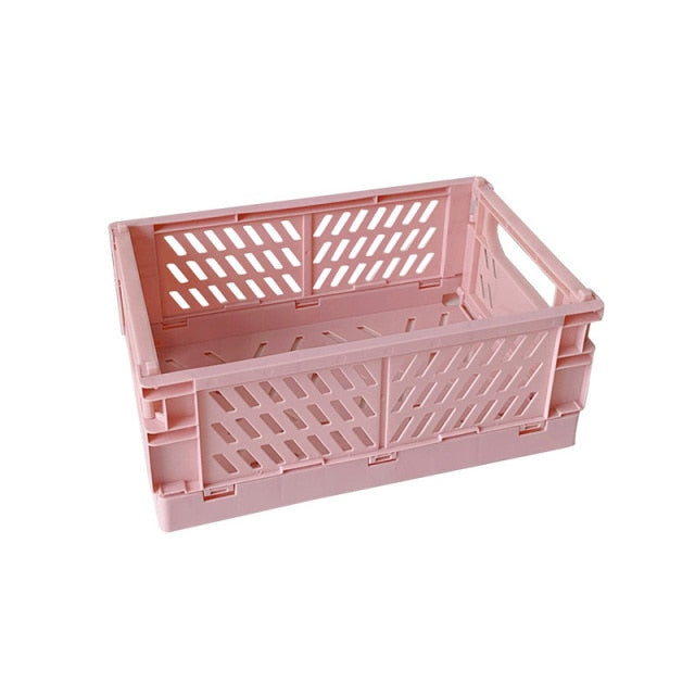 Large Pastel Folding Storage Crate