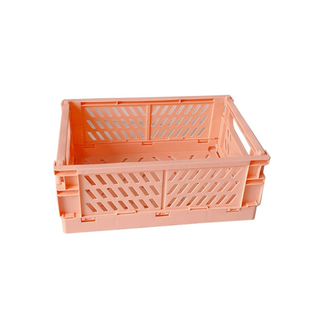 Large Pastel Folding Storage Crate