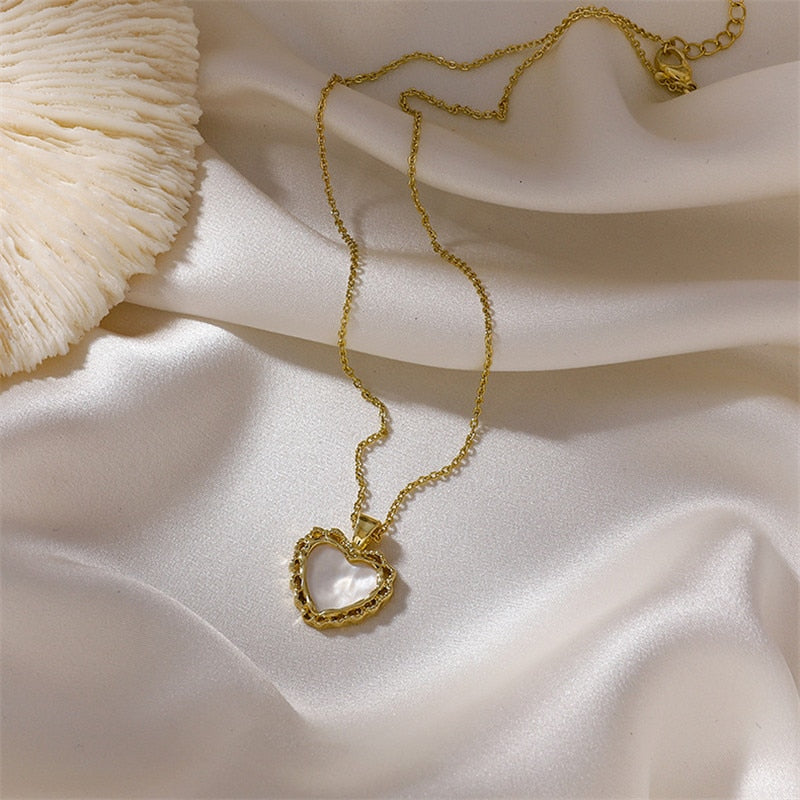 Romantic Academia Cupid Heart Necklace