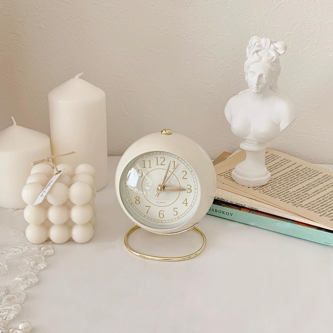 Aesthetic Macaron Desk Clock