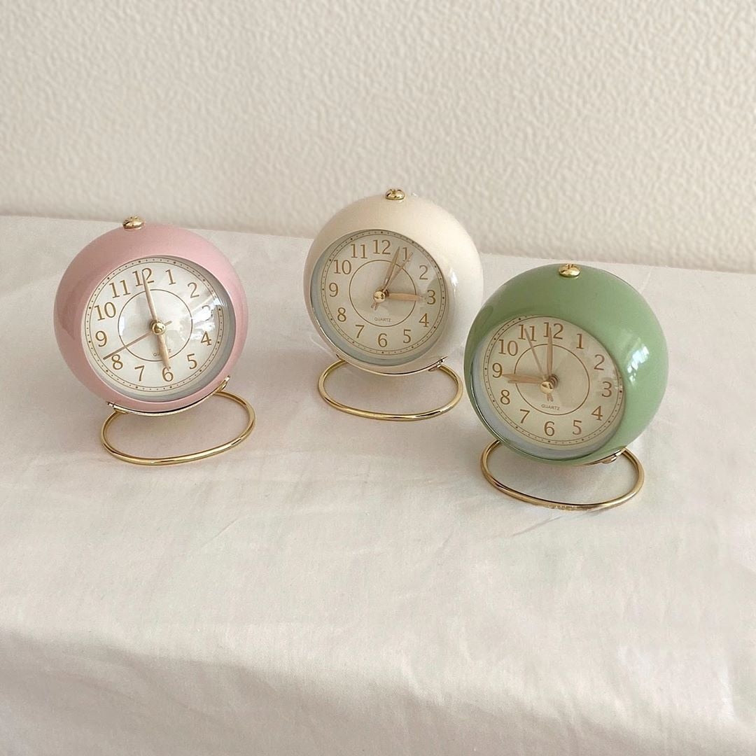 Aesthetic Macaron Desk Clock
