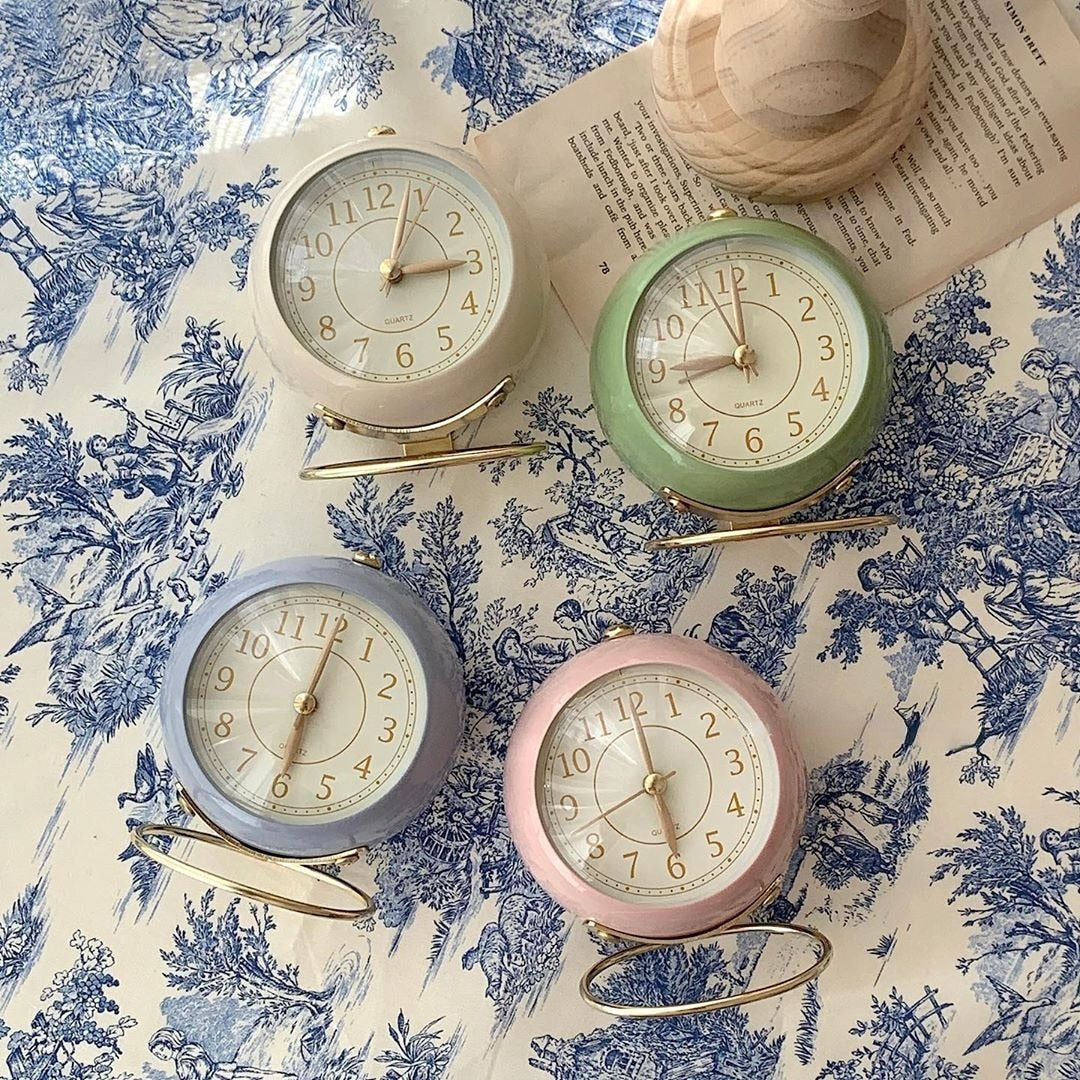 Aesthetic Macaron Desk Clock