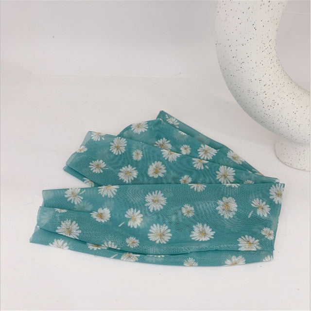 Sheer Flower Socks
