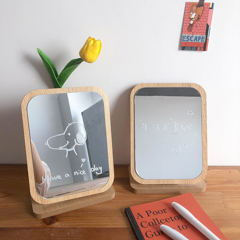 Minimalist Wooden Mirror