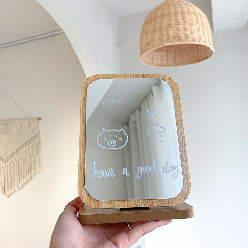 Minimalist Wooden Mirror