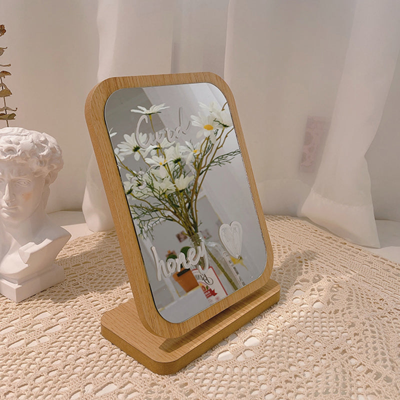 Minimalist Wooden Mirror