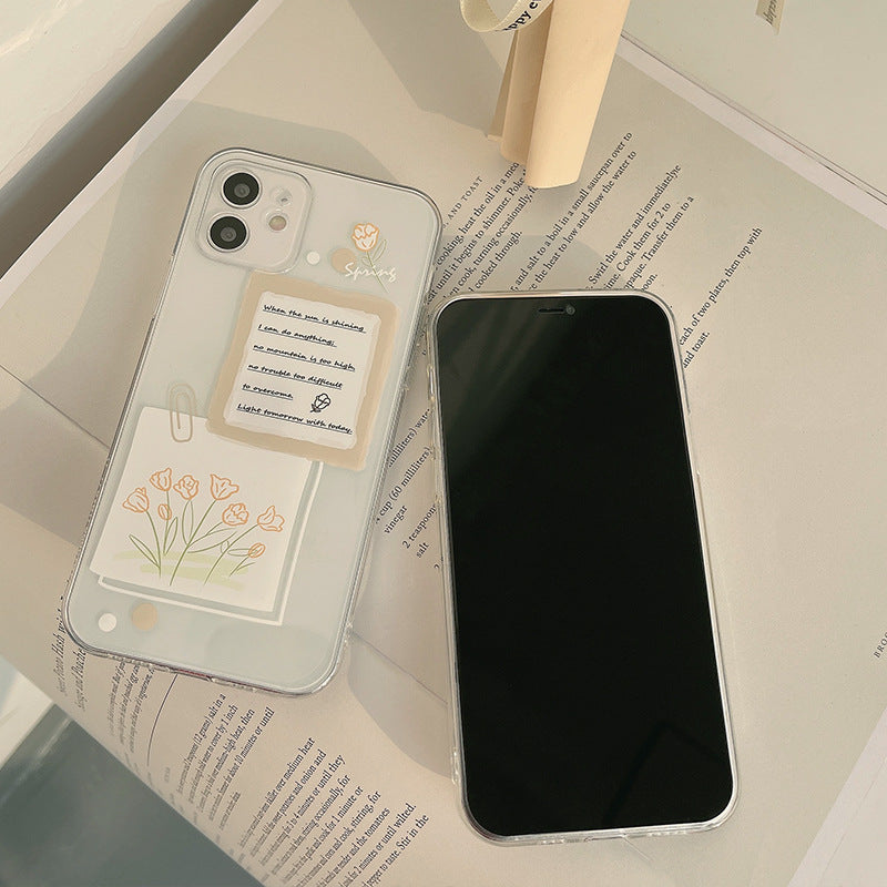 Light Academia Tulip iPhone Phone Case