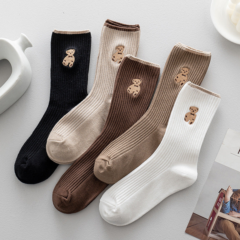 Teddy Bear Cozy Socks