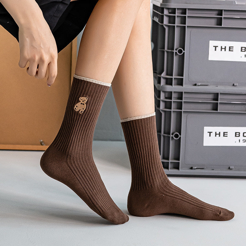 Teddy Bear Cozy Socks