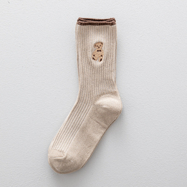 Teddy Bear Cozy Socks