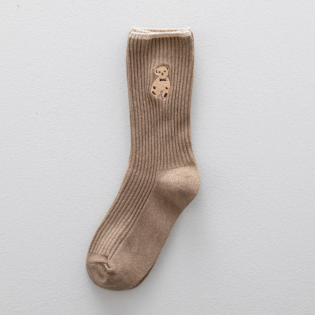 Teddy Bear Cozy Socks