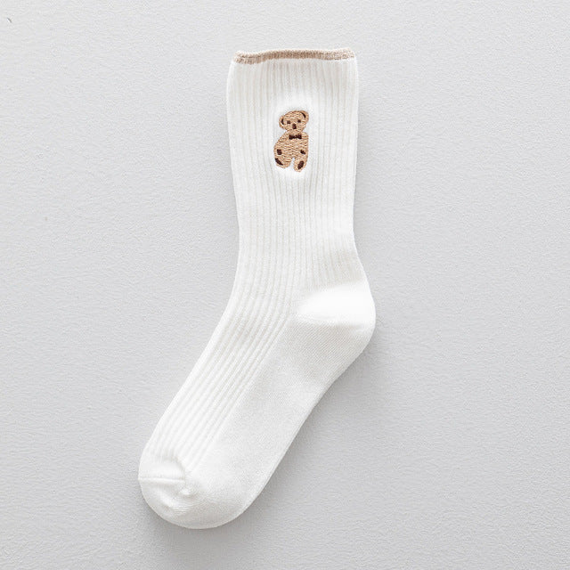 Teddy Bear Cozy Socks