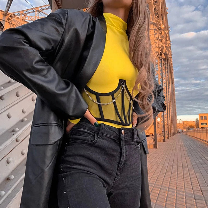 Sheer Underbust Corset Belt