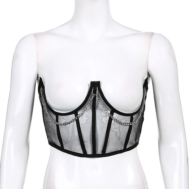 Sheer Underbust Corset Belt