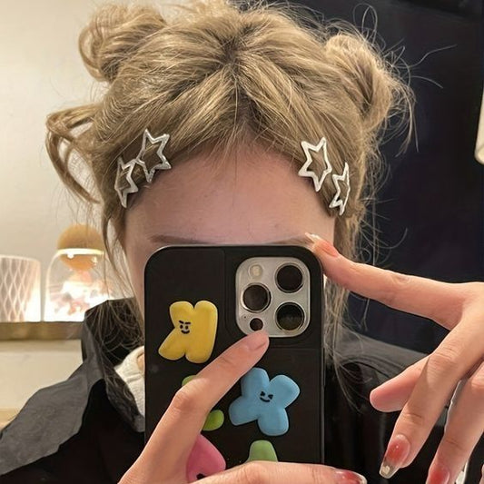 Y2K Aesthetic Star Hair Clips 50pcs
