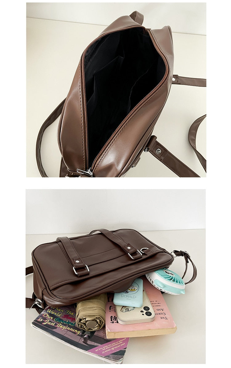 Leather Uni-Sex Shoulder Bag – VASTRA