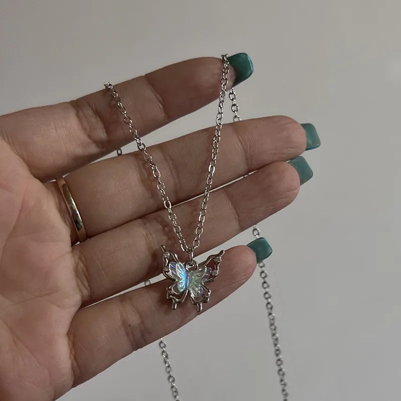 Y2K Aesthetic Butterfly Necklace – Venus&Orion
