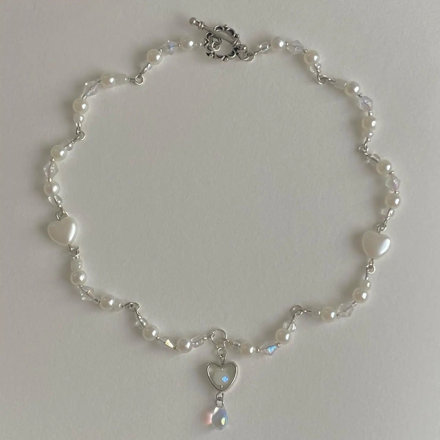 Royalcore Beaded Pearl Necklace